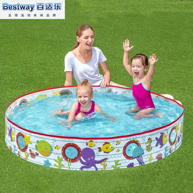 Bestway55029 Жесткий клей Play Бассейн Рыбный пруд Рыбалка Бассейн Ванна Бассейн Вода Пруд с лотосом Без инфляции