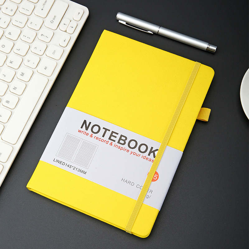 펜 포켓 포함 80g 100매 노란색