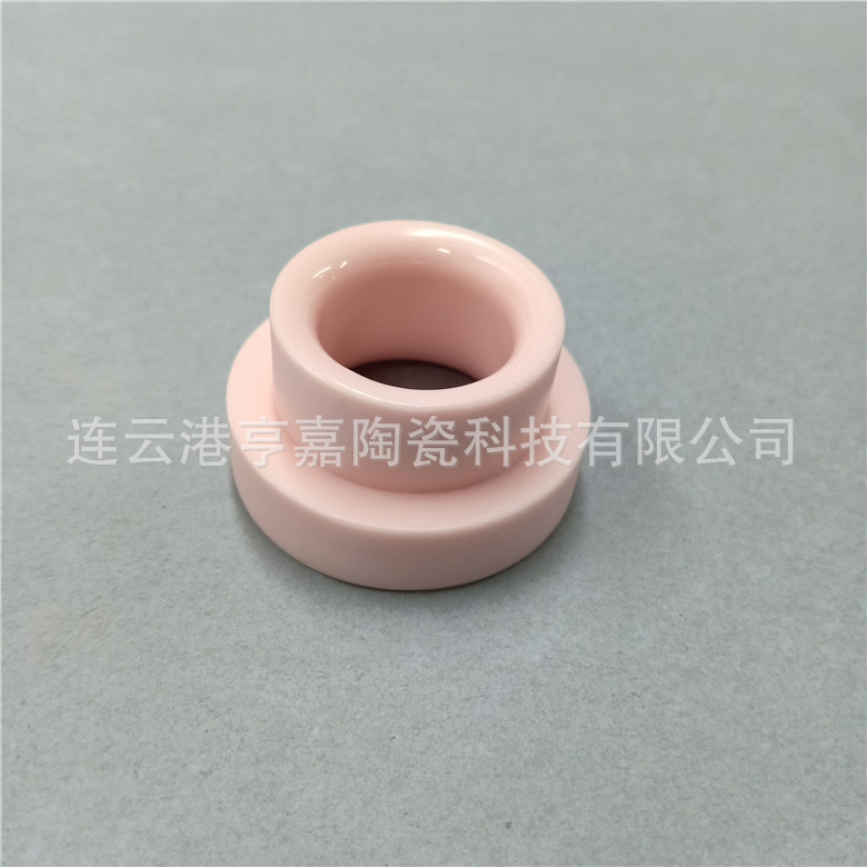 可定 制粉色/象牙色氧化铝耐磨纺织瓷眼 氧化铝陶瓷件 纺织陶瓷件