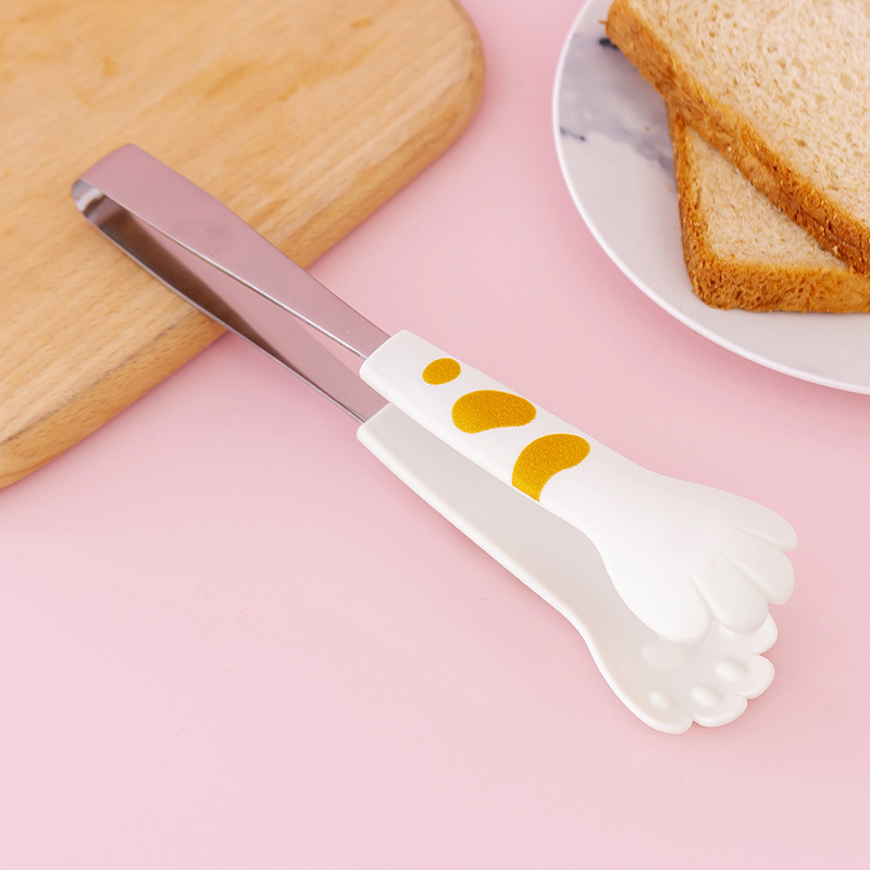 Lindo dibujos animados cocina garra de gato clip de alimentos de acero inoxidable clip de ensalada clip de barbacoa para hornear