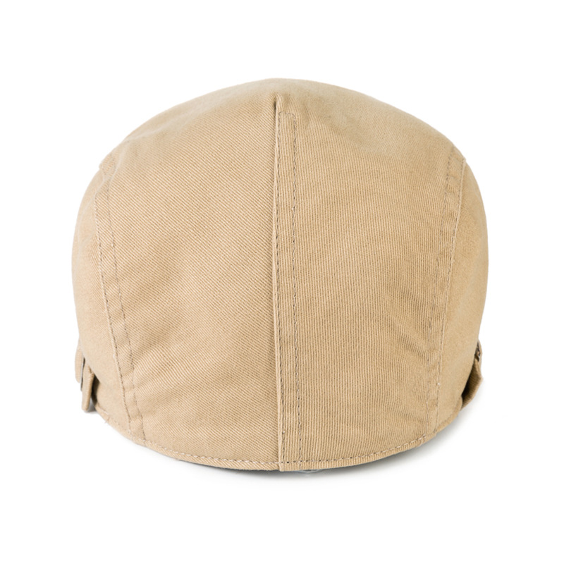 New Fashion Duck Tongue Cotton Embroidered for Men's Leisure Sunshade Painter Beret Forward Hat Spring and Autumn_voghion.com
