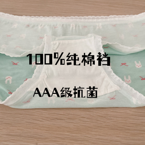 Ka Miao Bamboo Fiber Underwear Women's Pure Cotton Crotch Soft and Comfortable Printed Girls Underwear Spring and Summer New Style Wholesale