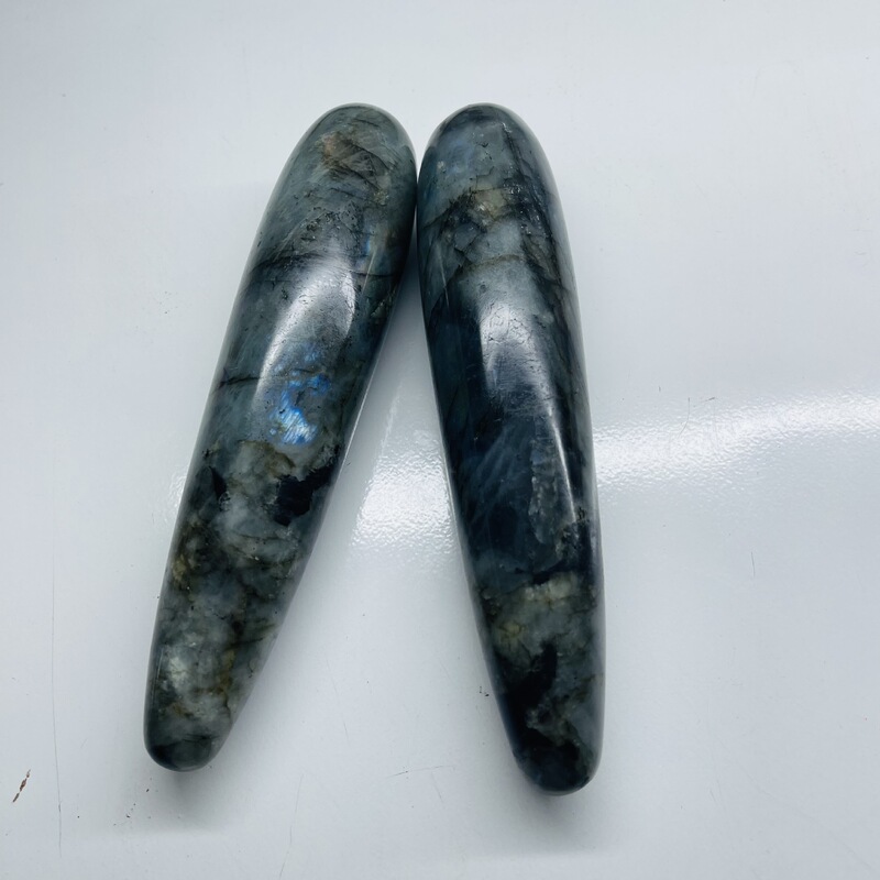 天然拉长石 水晶按摩棒 图 10