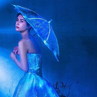Bag Dress Led Luminous Fabric Head Manufacturer Directly Supplies Luminous Fiber Optic Fabric Spot Supply Luminous Cloth