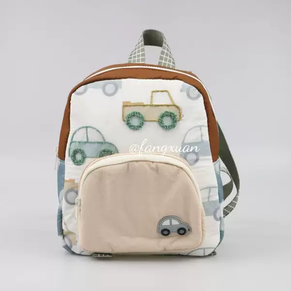 Cross-Border 2025 New Product Cartoon Embroidery Cute Children's Backpack Kindergarten Boys and Girls School Bag