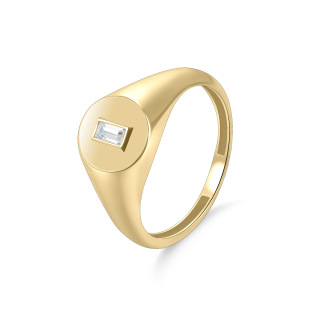 Light Luxury High-end Sense Personality Cultivation Diamond Ring Men's and Women's S925 Sterling Silver Gold Plated Atmospheric Design Ring Ring