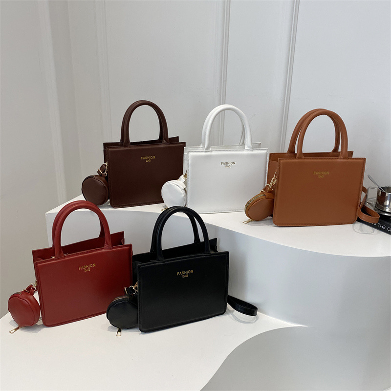 Estilo occidental literario y artístico hermoso pequeño bolso cuadrado retro estilo minimalitte bolso 2024 otoño nuevo bolso de hombro de nicho de moda