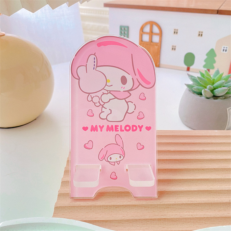 Acrylic Mobile Phone Desktop Stand Personalized Custom Cartoon Acrylic Desktop Shape Creative Cute Tablet Phone