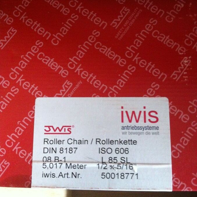 德国IWIS工业链条A/B系 A2060  1060 1620模切机牙排链 碳钢链条
