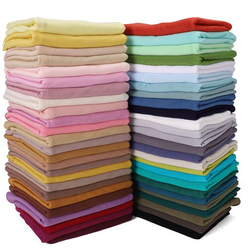 56-color solid color modal scarf small size single color sweat fabric headscarf silk-like cotton scarf Malaysia headscarf