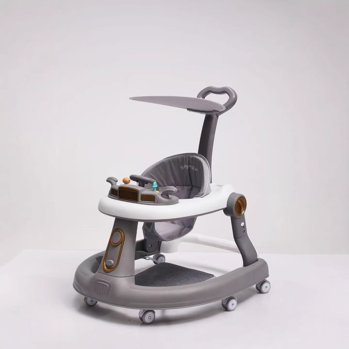 Andador Multifuncional para Bebé 6-18 Meses de Plástico Musical Antivuelco