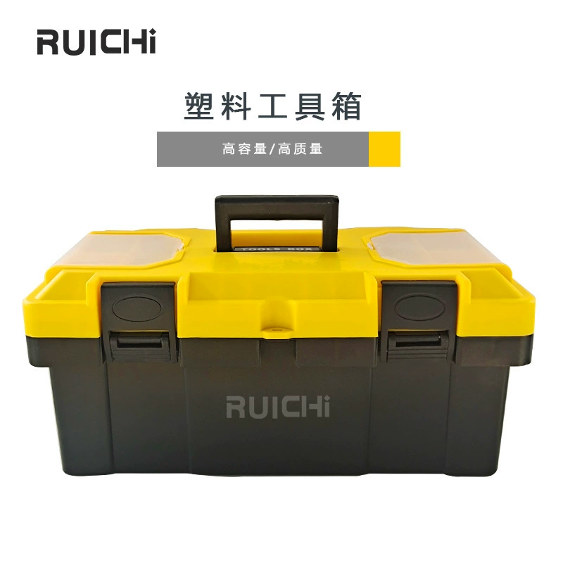 В наличии Прямой очень большой пластиковый ящик для инструментов Бытовой ящик для хранения Ящик для хранения Портативный Многофункциональный аппаратный ящик для инструментов