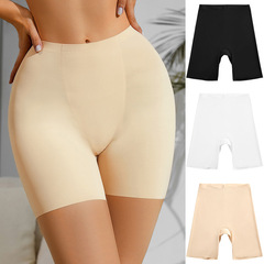 Cross-border high-waist pocketed plus-size seamless underwear thin breathable pure cotton crotch exercise quick-dry women's safety pants