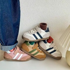 韓国版子供の平底徳訓靴2025春秋男女子供板靴運動靴赤ちゃん阿甘靴室内靴ブーム