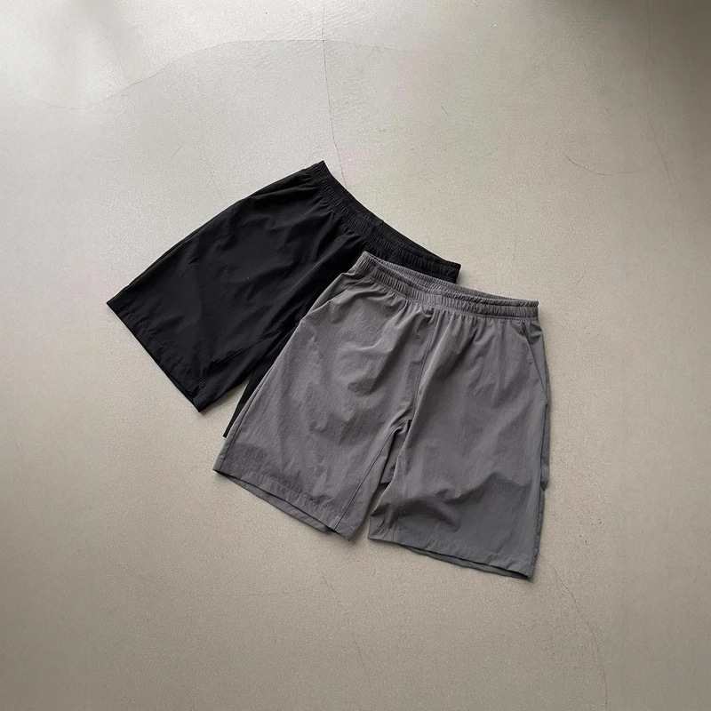 Summer Outdoor Casual Shorts Quick-Dry Breathable Sports Fitness Training Shorts Simple Straight Loose Men's Trendy Brand
