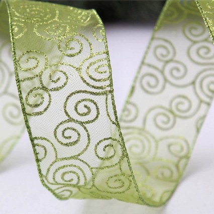 Nueva cinta navideña de terciopelo, cinta de malla, cinta a rayas, cinta de regalo, cinta textil hueca, suministros decorativos en stock