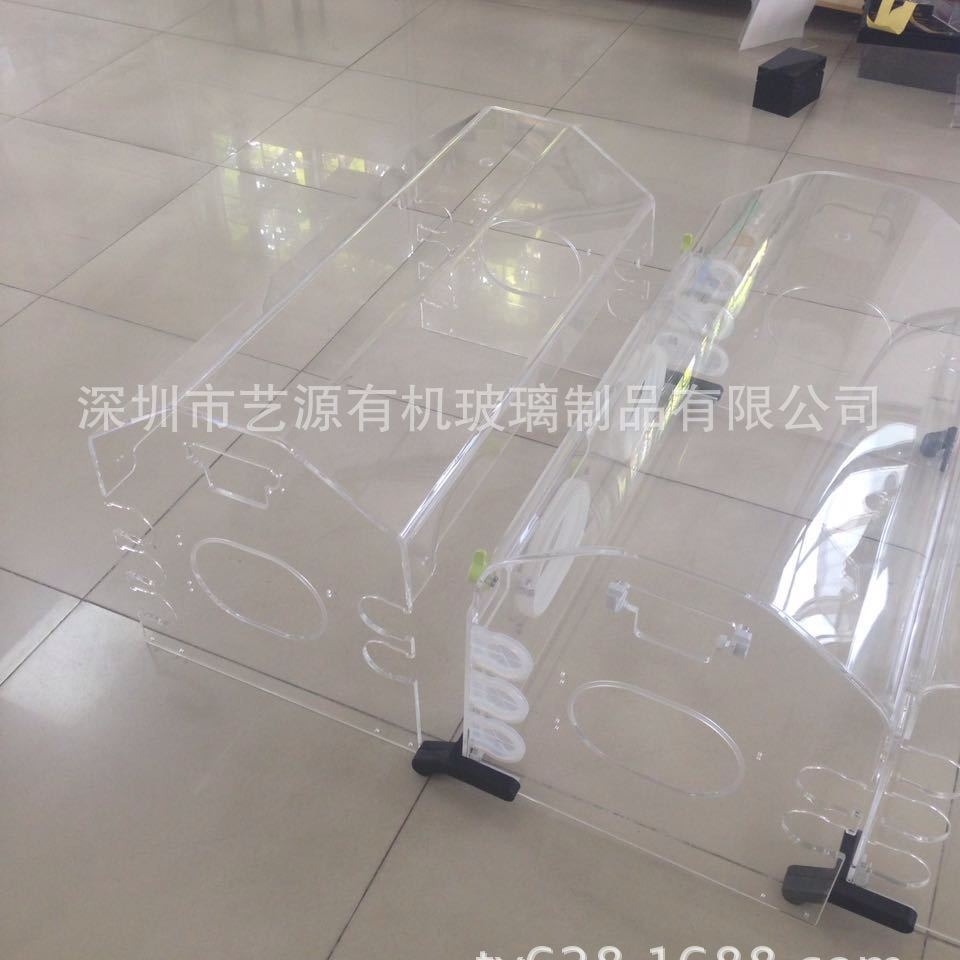 24年厂家生产亚克力弧形热弯防尘罩 婴儿保温环保箱 医疗有机玻璃
