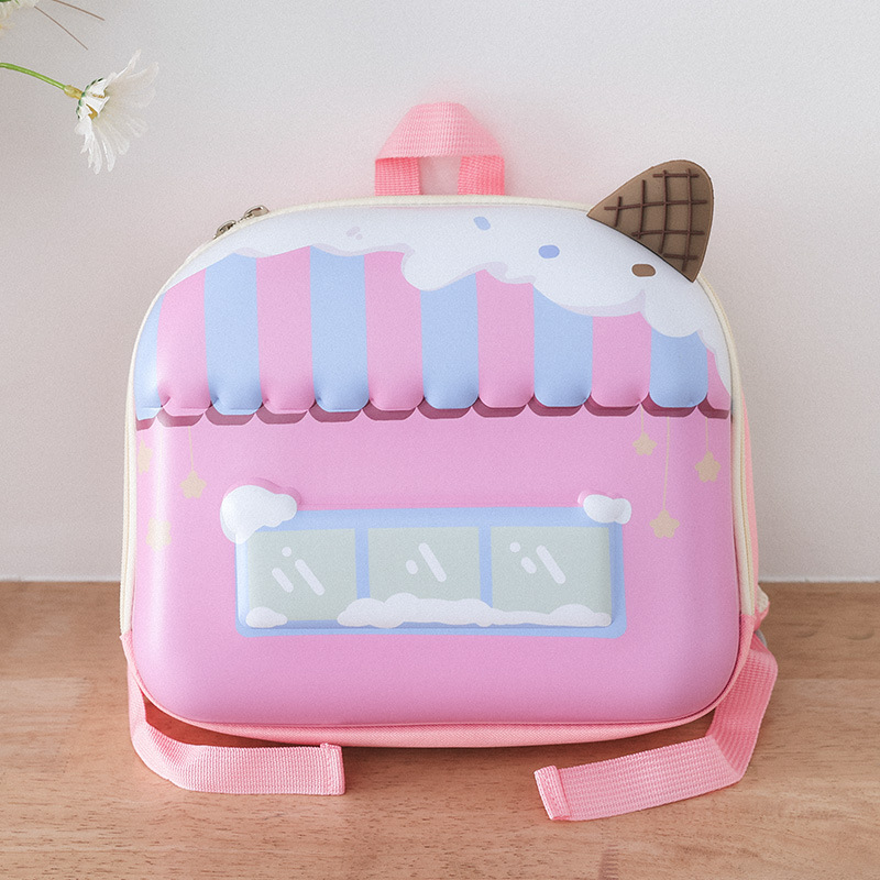 Cross-border 2025 nueva mochila infantil de cáscara dura de Navidad, caricatura de caricatura, lindas mochilas para niños y niñas, mochilas para jardín de infantes