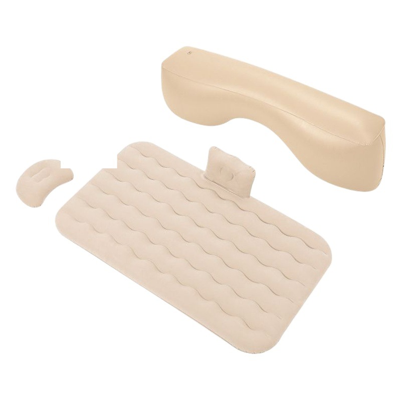 Cojín inflable del coche cama de viaje plegable colchón inflable del coche cojín de aire trasero cama cojín de dormir asiento trasero cojín inflable
