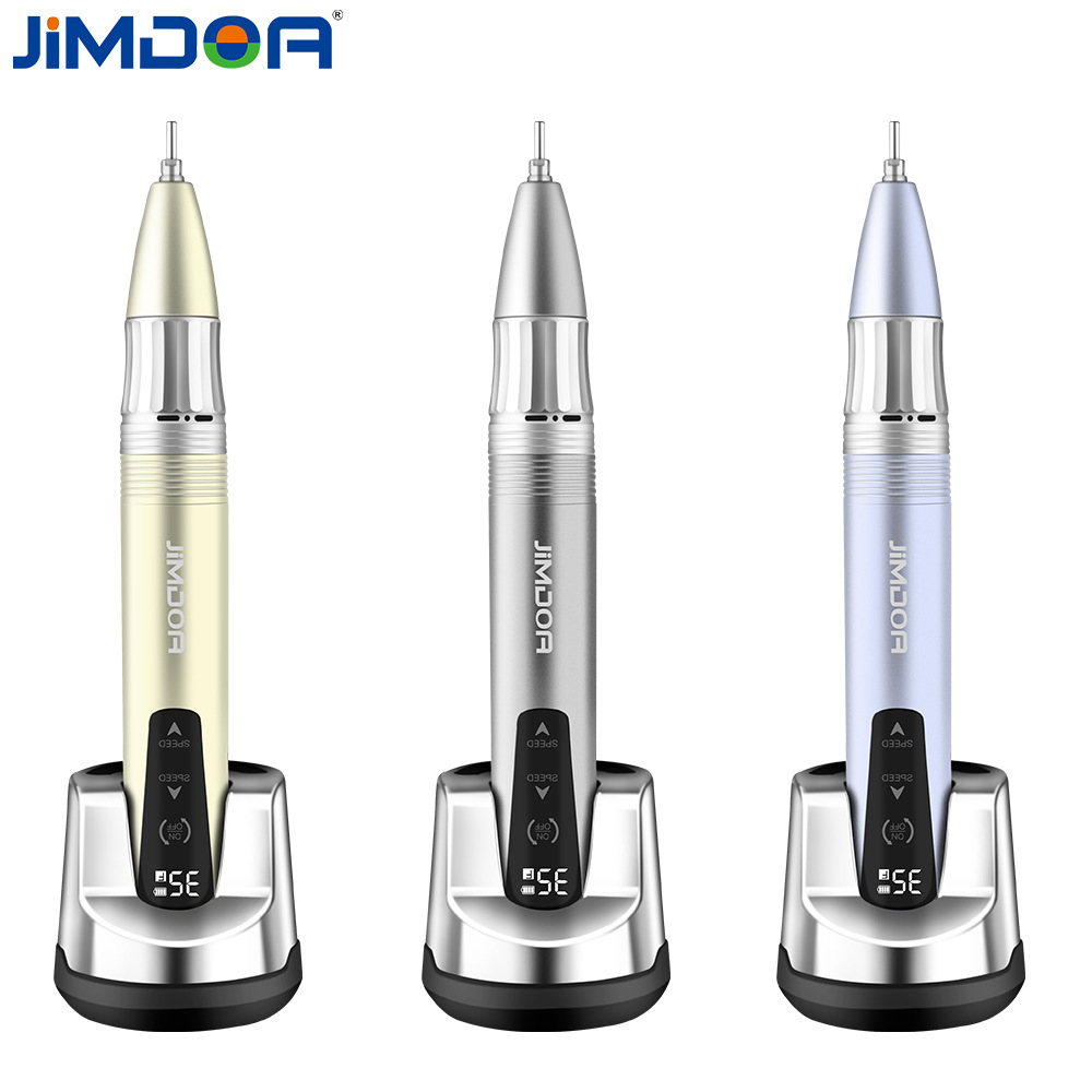 JMD - 109S máquina de amolación de uñas eléctrica 35000 rpm recargable máquina de amolación de uñas especial tipo lápiz para tienda de uñas
