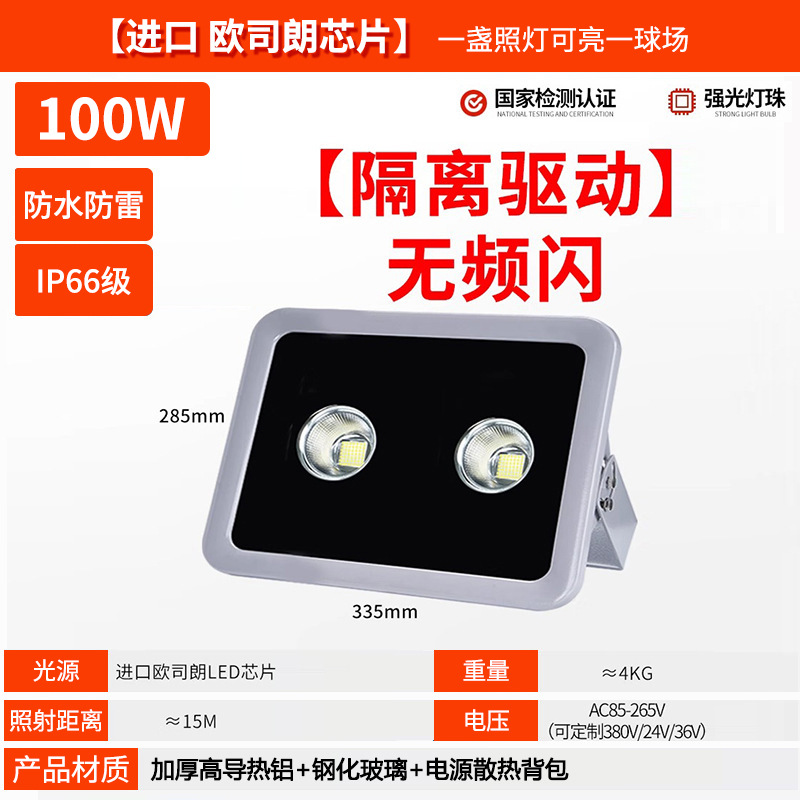 100w [high-end engineering model] stadium floodlight