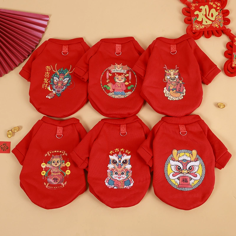 Новогодняя одежда для домашних животных двуногие жилеты на флисовой подкладке весенне-осенне-зимний пуловер для собак, кошек, Тедди, товары производителей одежды