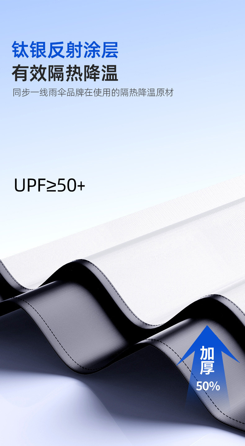 Car heat-insulating sunshade is foldable and storable, silver-coated front sunshade for sun protection and light blocking, laser sunshade