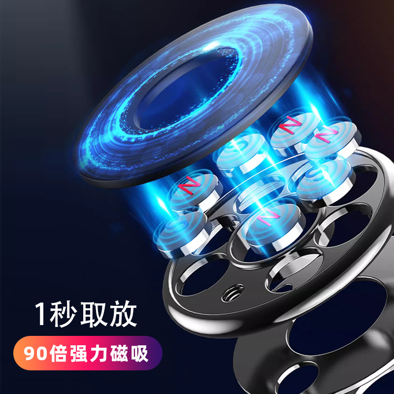 Soporte para teléfono móvil magnético universal para automóvil Mini adhesivo universal para automóvil Panel de instrumentos de navegación Soporte para teléfono móvil para automóvil al por mayor
