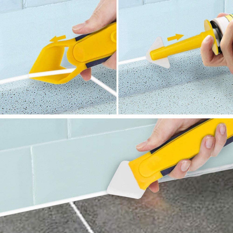 跨境8件套填缝工具美缝密封剂密封刮板塑料刮刀阳角刮板地板X20