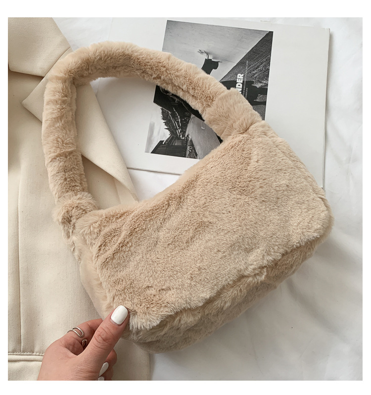 Soft Cute Casual Plush Bag display picture 7