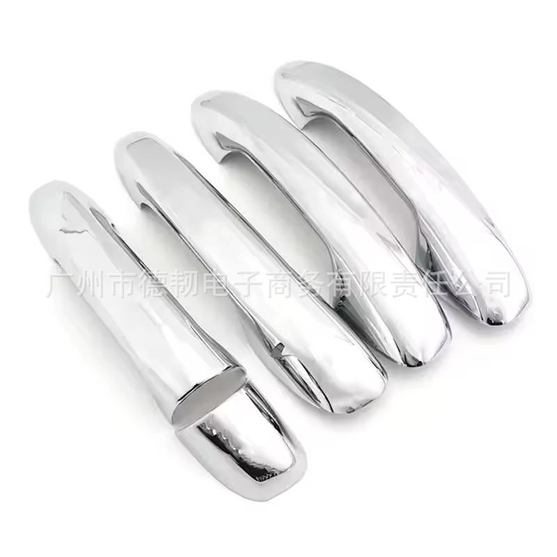 Suitable for Mercedes Benz CLA GLC A C E Class, glossy black door handle with carbon fiber finish