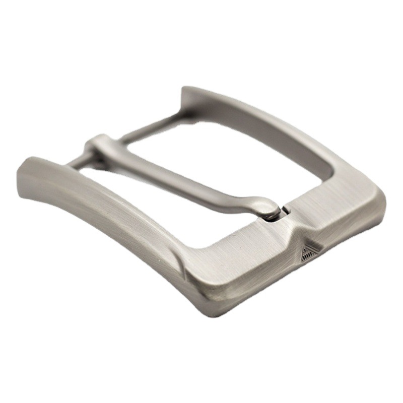 Hebilla de cinturón de aleación de zinc de estilo PIN para hombre al por mayor correa de pantalones de alta gama hebilla de metal entrega de una pieza transfronteriza