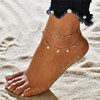 Summer fashionable ankle bracelet, beach accessory, European style, simple and elegant design, wholesale