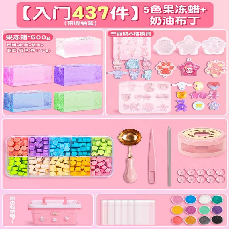 Sello de laca de fuego, sello de laca de fuego, sello de cera de goma, juguetes hechos a mano para chicas DIY