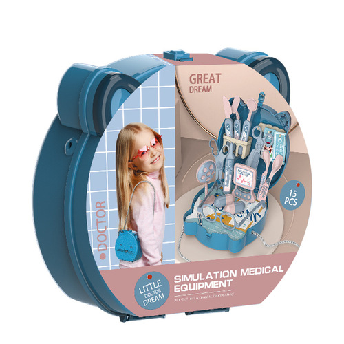 New interesting shoulder bag boy tools girl accessories backpack children student gardening play house toy set