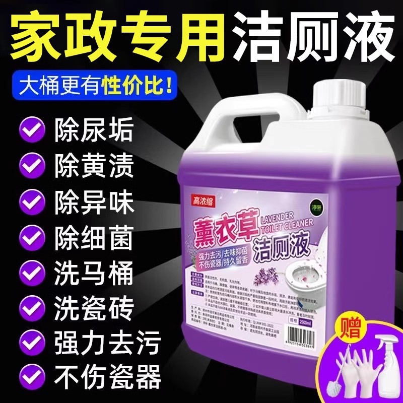 라벤더 향 화장실 세정액 2.5kg팩