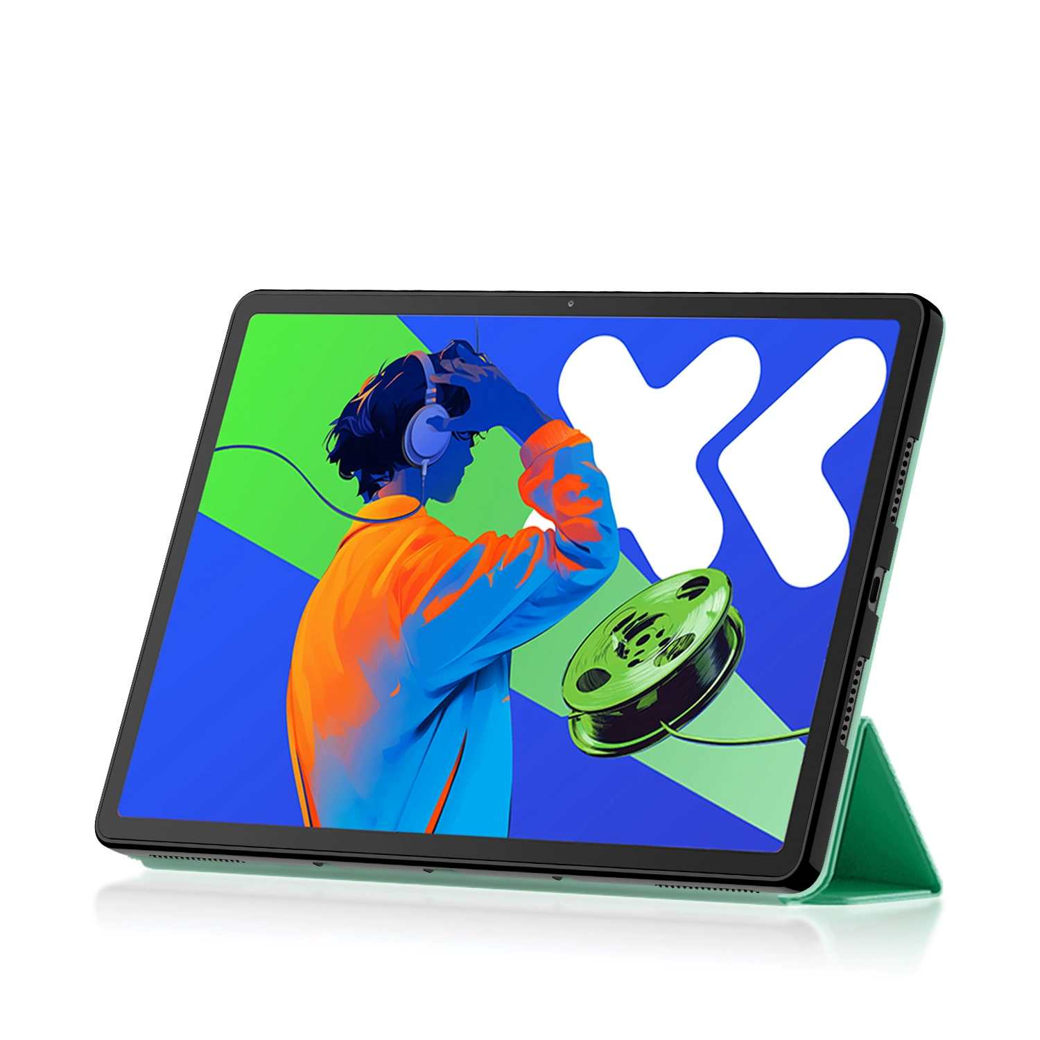 Подходит для Lenovo Xiaoxin Pad Pro 12.7 2025 второго поколения, защитный чехол 12.7", мягкий чехол с подставкой, кожаный кейс