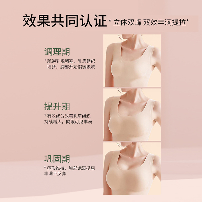 Aceite esencial nutritivo para los senos Pueraria lobata aceite esencial de leche de belleza Fengyun cuidado de los senos caídos posparto crema de belleza de los senos aceite esencial de masaje