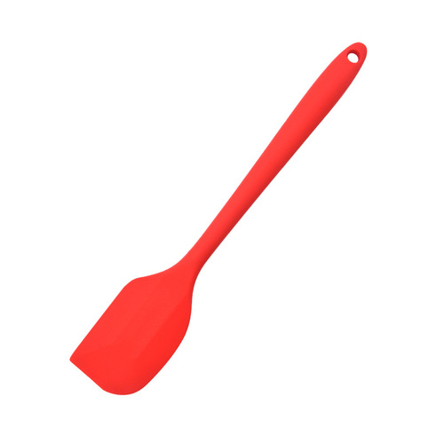 Large 28CM 75g Silicone One-Piece Scraper, Solid Color Butter Spatula, Cream Mixing Knife, Baking Tool Gift