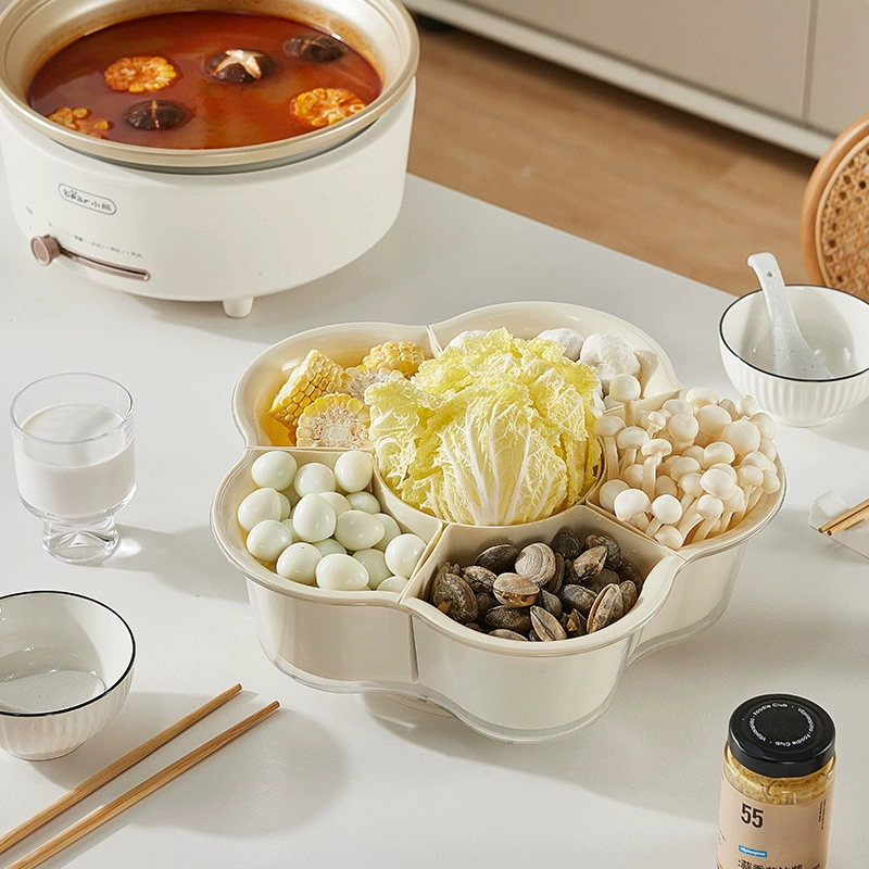 Легкое и простое вращающееся блюдо из горячего горшка для домашнего использования