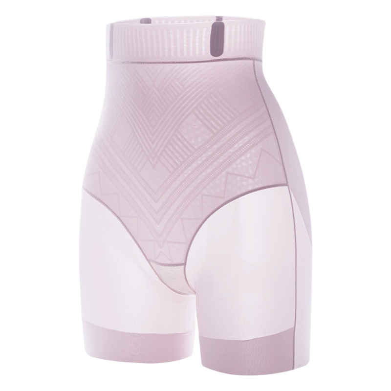 La contracción del vientre de cintura alta y los pantalones de levantamiento de cadera sin costuras de las mujeres se contraen el vientre y la cintura que forma la tira de jalea posparto Pantalones que forman el vientre de seda de hielo