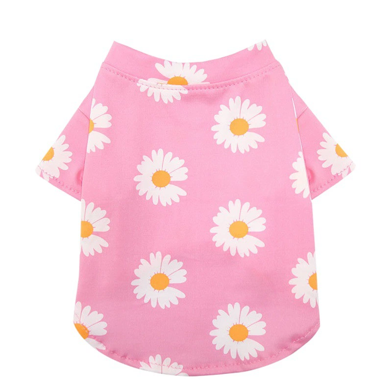 Одежда для собак и кошек на весну, лето и осень, для выгула, для пород Тедди, Бишон, для маленьких и средних собак, повседневные модные наряды