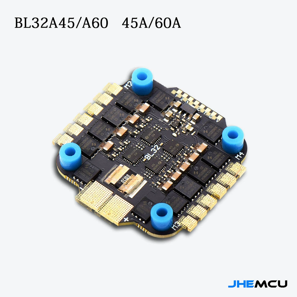 JHEMCU F745 полётный контроллер BLHELI-32 45A 60A 32-разрядный электронный контроллер 745 летающая башня FPV кроссинг машина