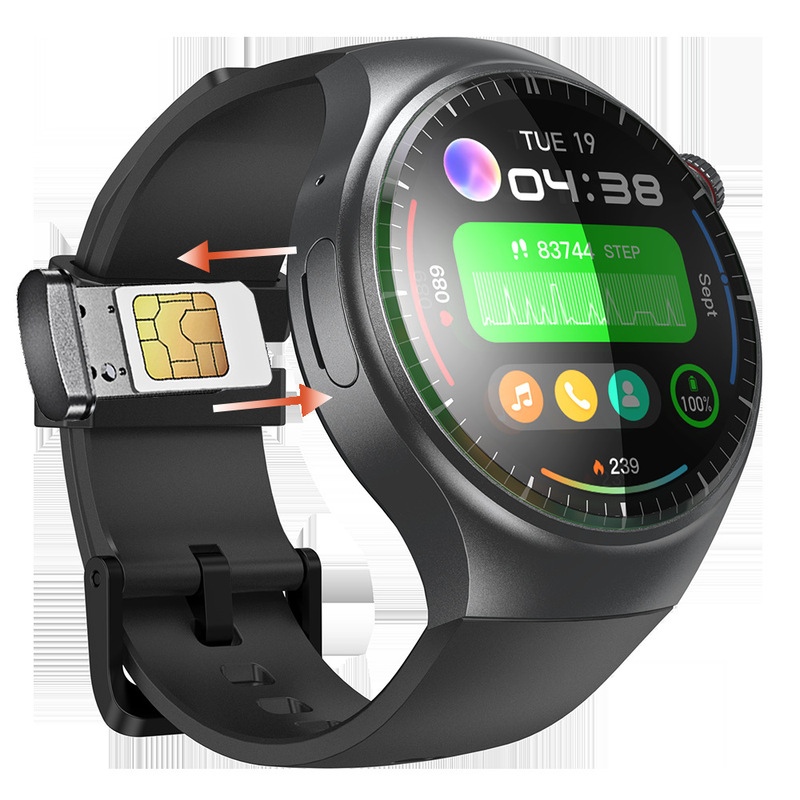 TK Douyin Huaqiangbei クロスボーダー スマート ウォッチ 4G 電話ウォッチはカードを挿入できます AI 豆袋時計工場|undefined