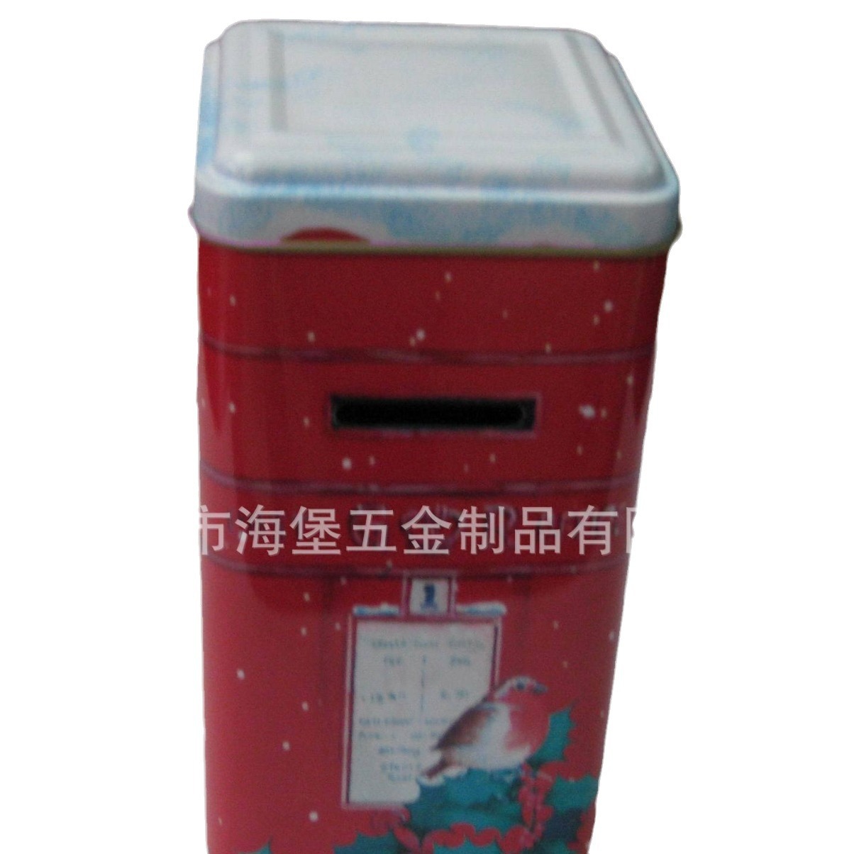 厂家直销马口铁存钱罐; 促销用储蓄罐