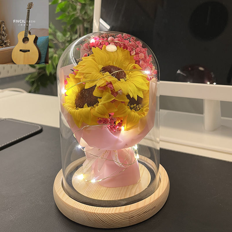 [핫셀 추천] 추이양 - 해바라기 3개 - 선물가방 + 축하카드 + 배터리 [완제품 배송]