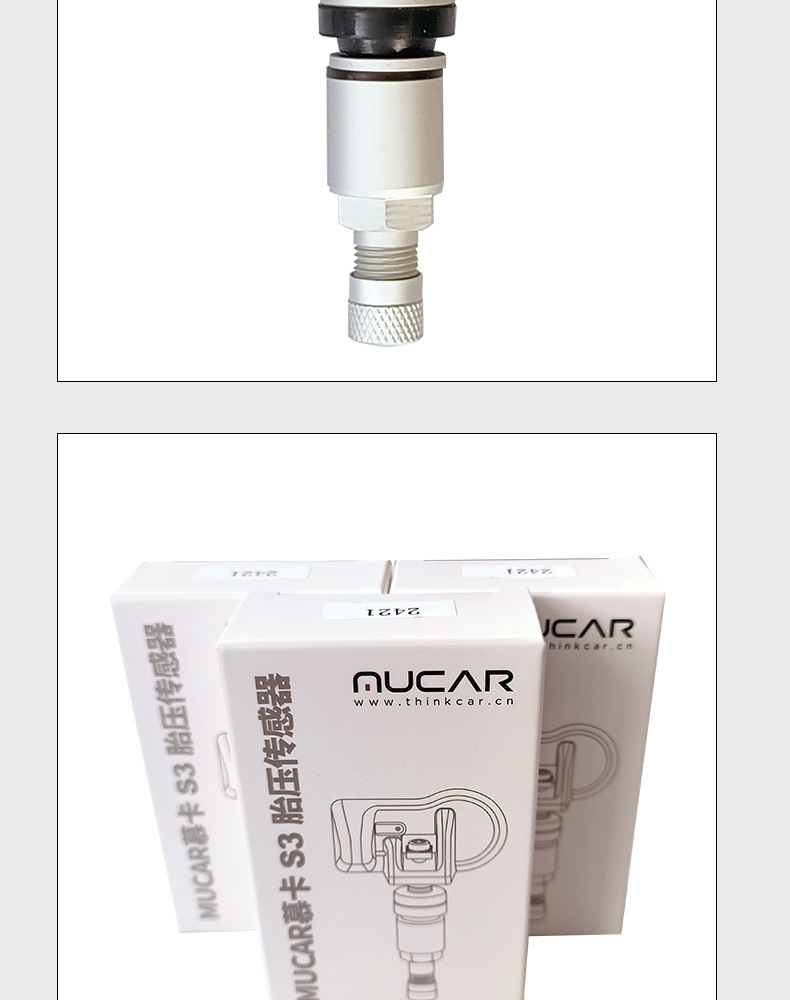 Xingka Muka S3 Tire Pressure Sensor Programming Activation Learning Tire Pressure Matching Car Tire Pressure Sensor TPT100