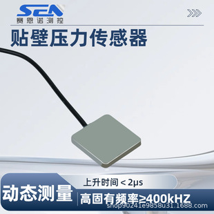 Thin Piezo Dynamic Pressure Sensor Wall-mounted Shock Wave Pressure Measurement PVDF High Frequency Dynamic Pressure