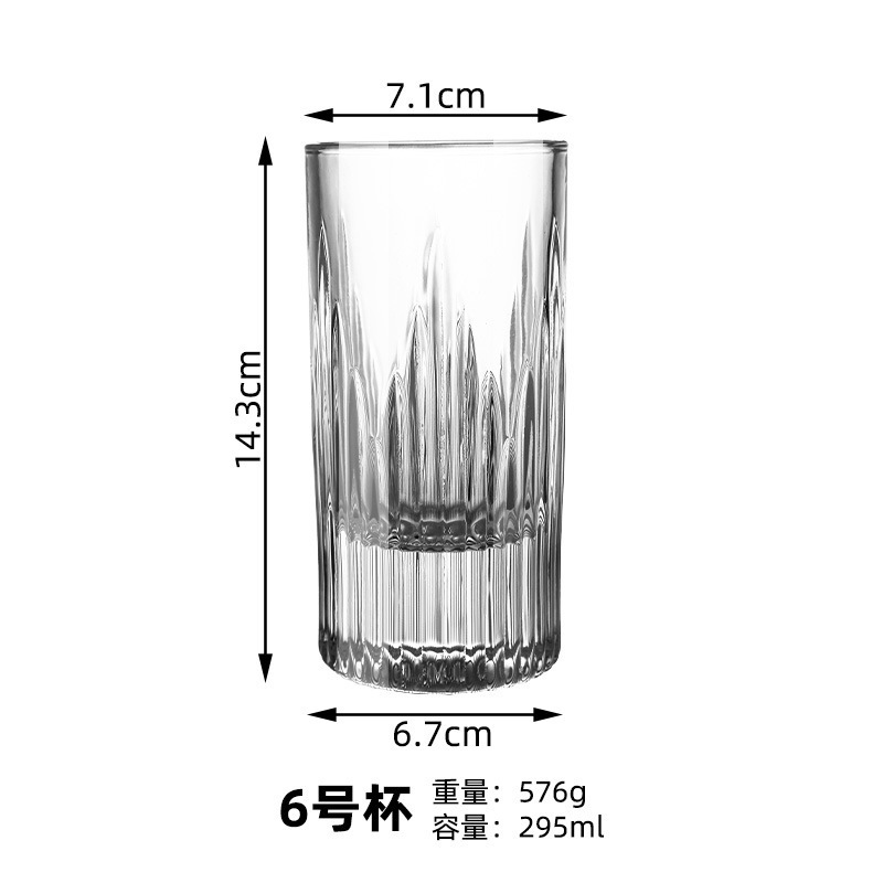 Tazas de vino en relieve de cristal, tazas de vino extranjero de alto valor, tazas de vino blanco, tazas de vino de estilo japonés, tazas de whisky de fondo grueso