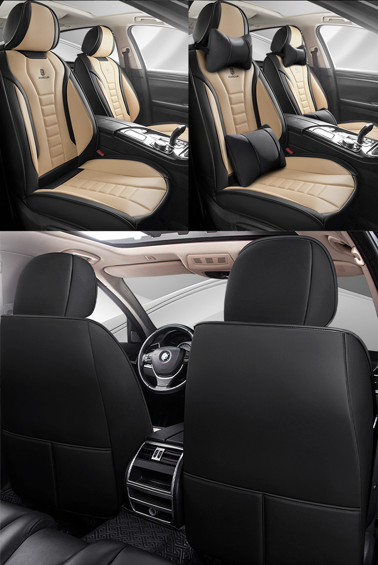 New All-Inclusive Full Leather Four-Season Universal Car Seat Cover Cushion Five-Seater All-Inclusive Seat Cover Amazon Foreign Trade Wholesale